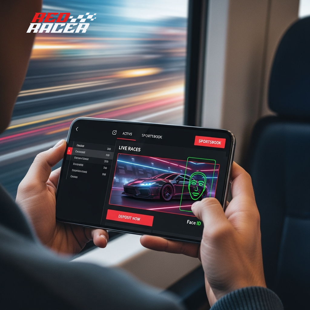 Acesso ao Redracer mobile com segurança biométrica